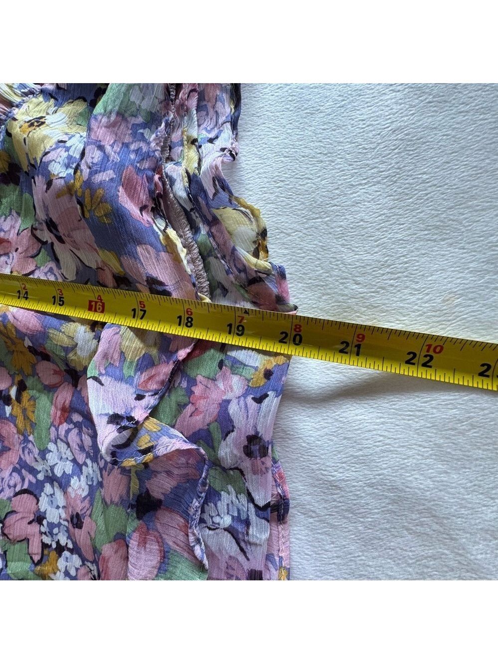 Kori Multicolor Floral Ruffle Blouse - Picture 7 of 8